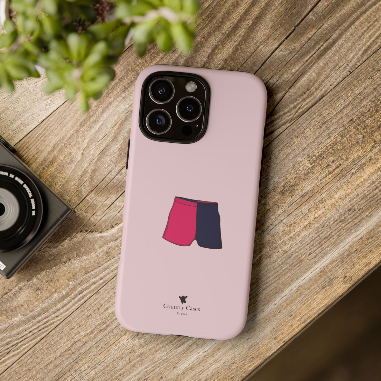 Two toned short phone case
