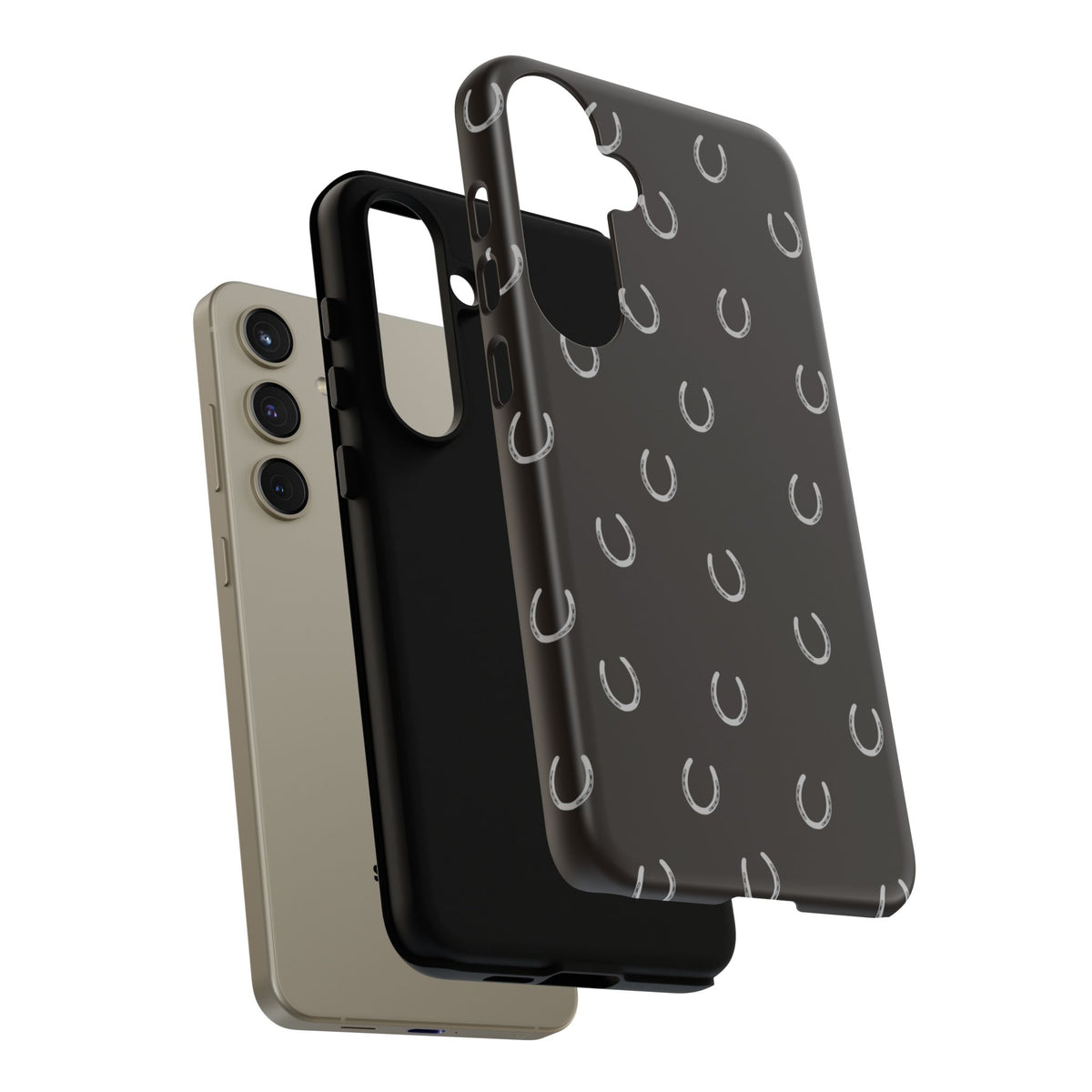Android Wood Horse Shoe Cases