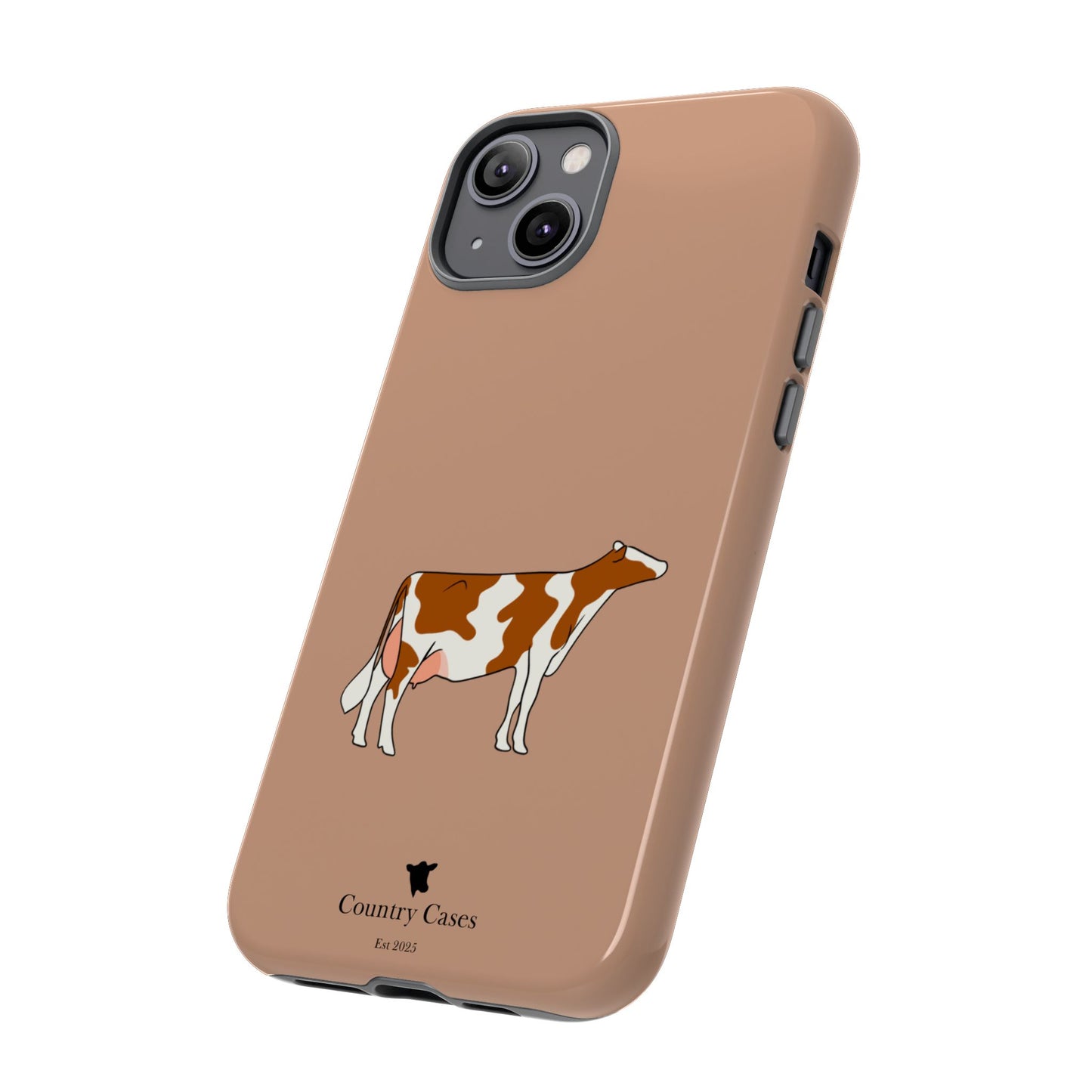 Red and white Holstein case