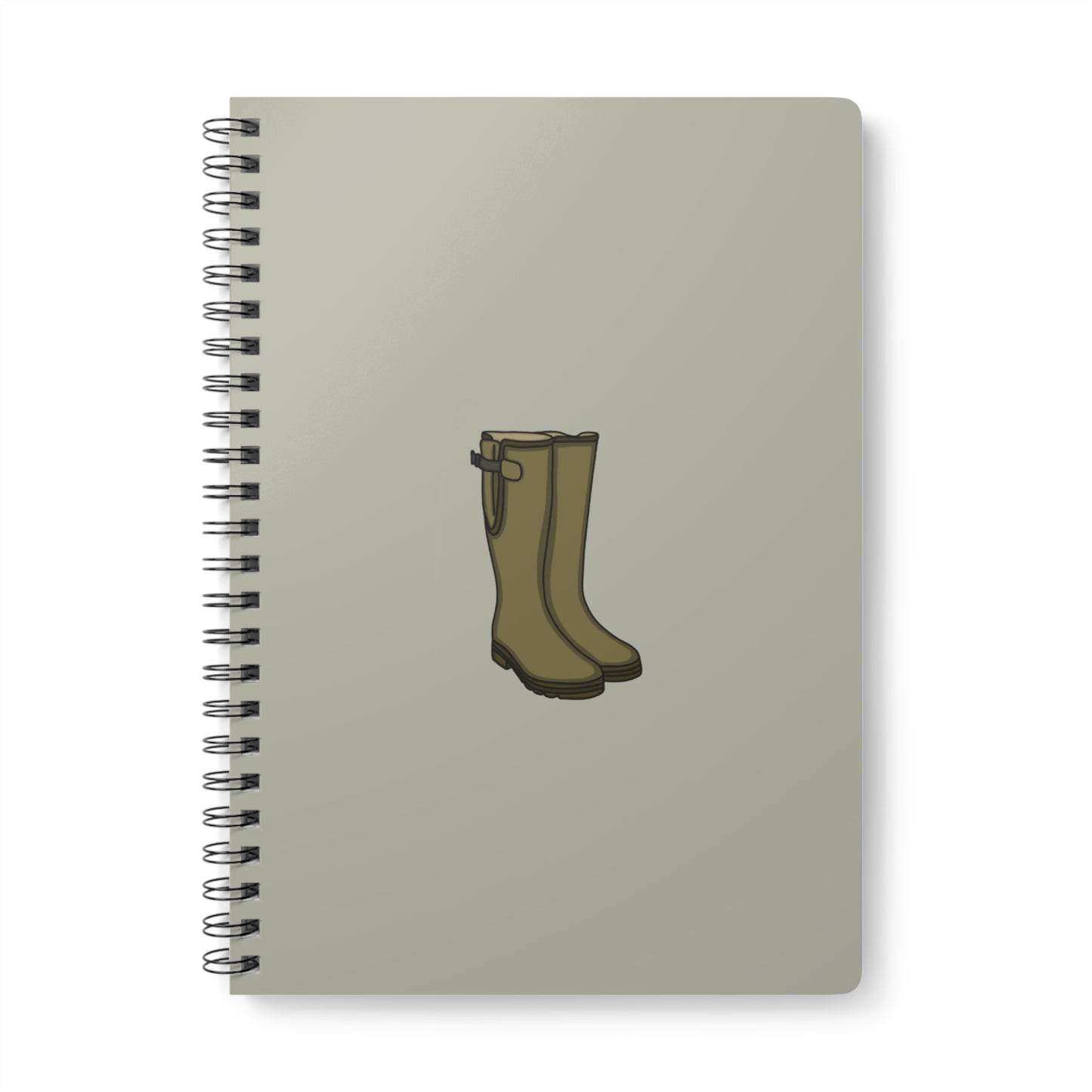 Green wellies notebook