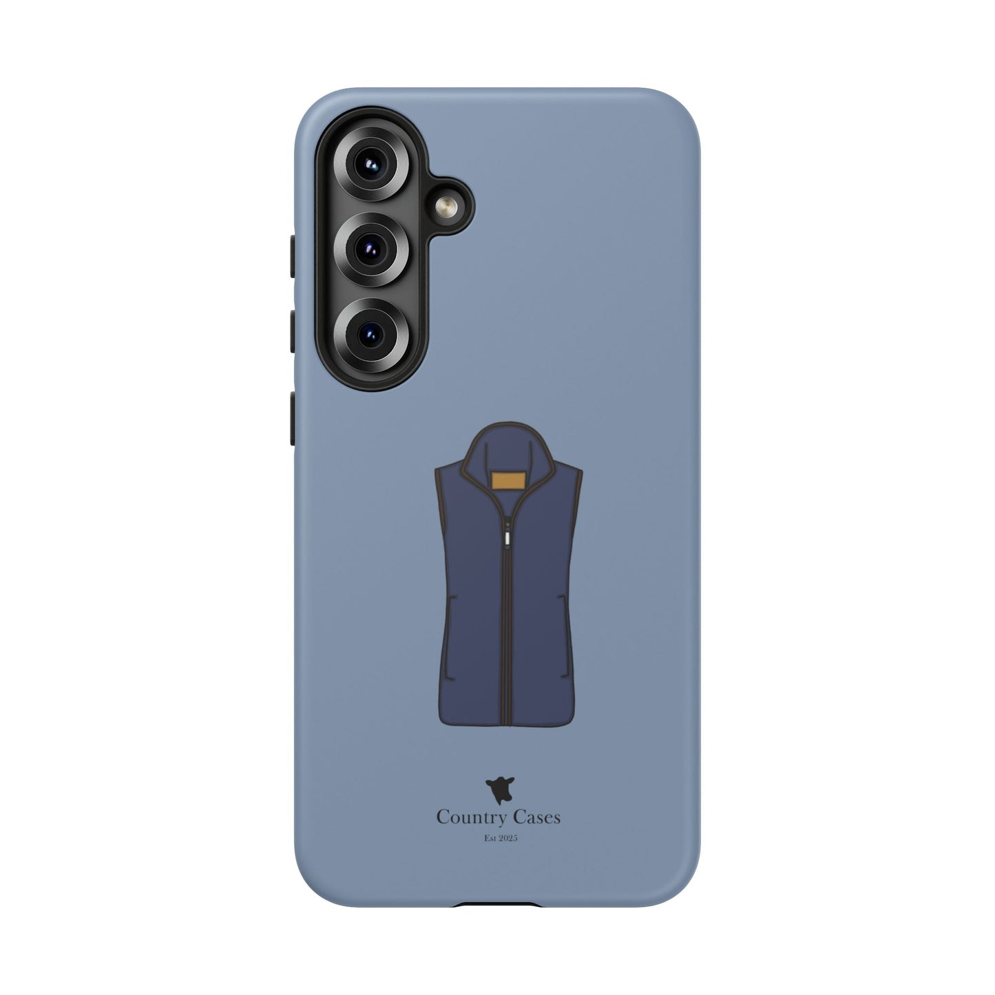 Android blue waistcoat case