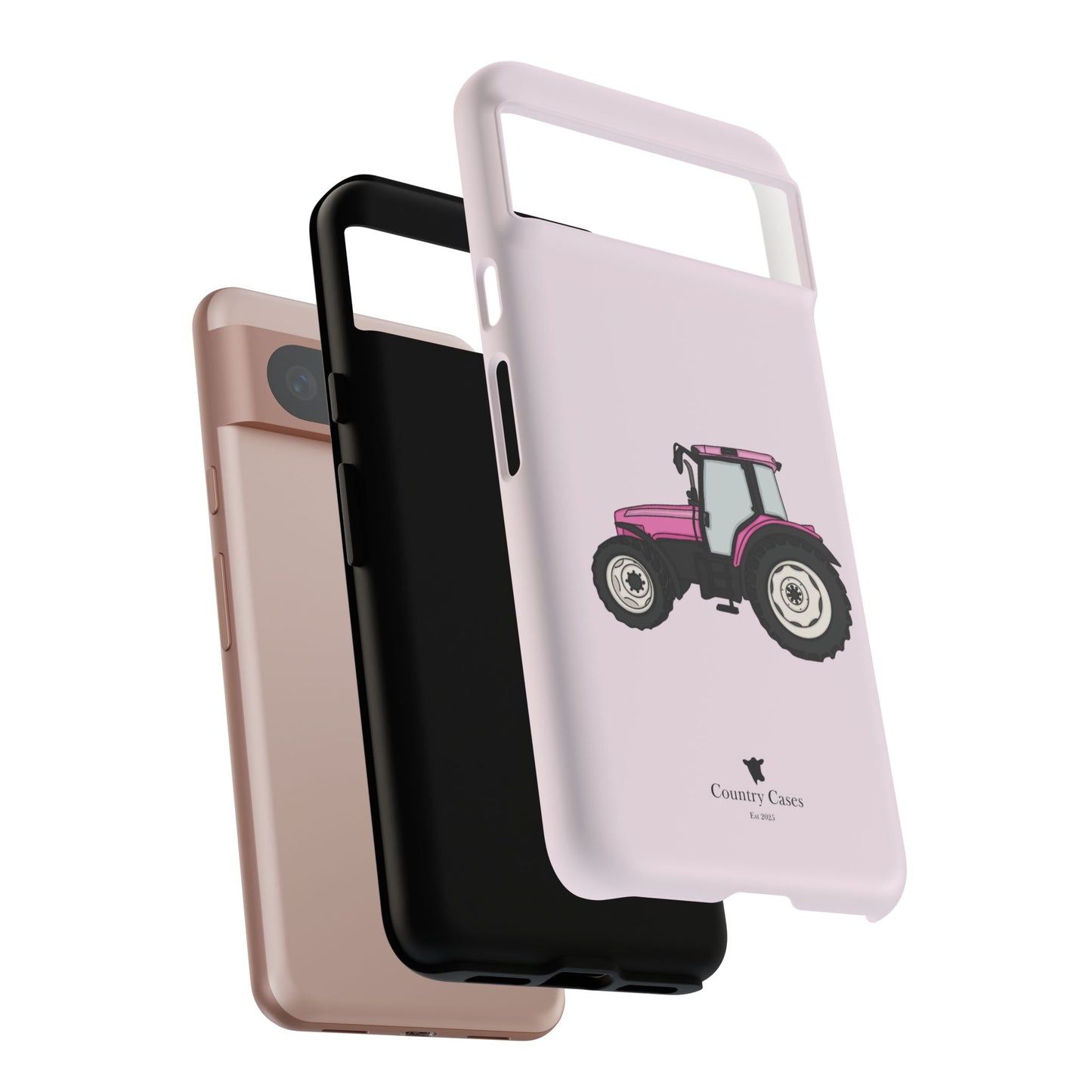 Android pink tractor case