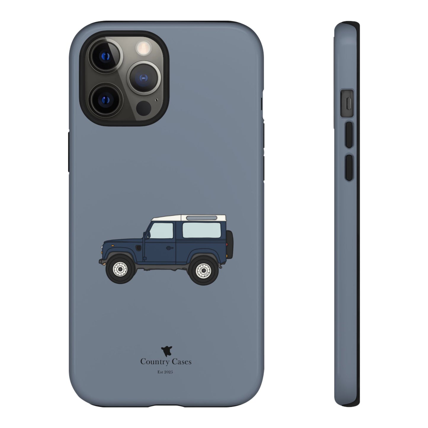 Blue landy phone case