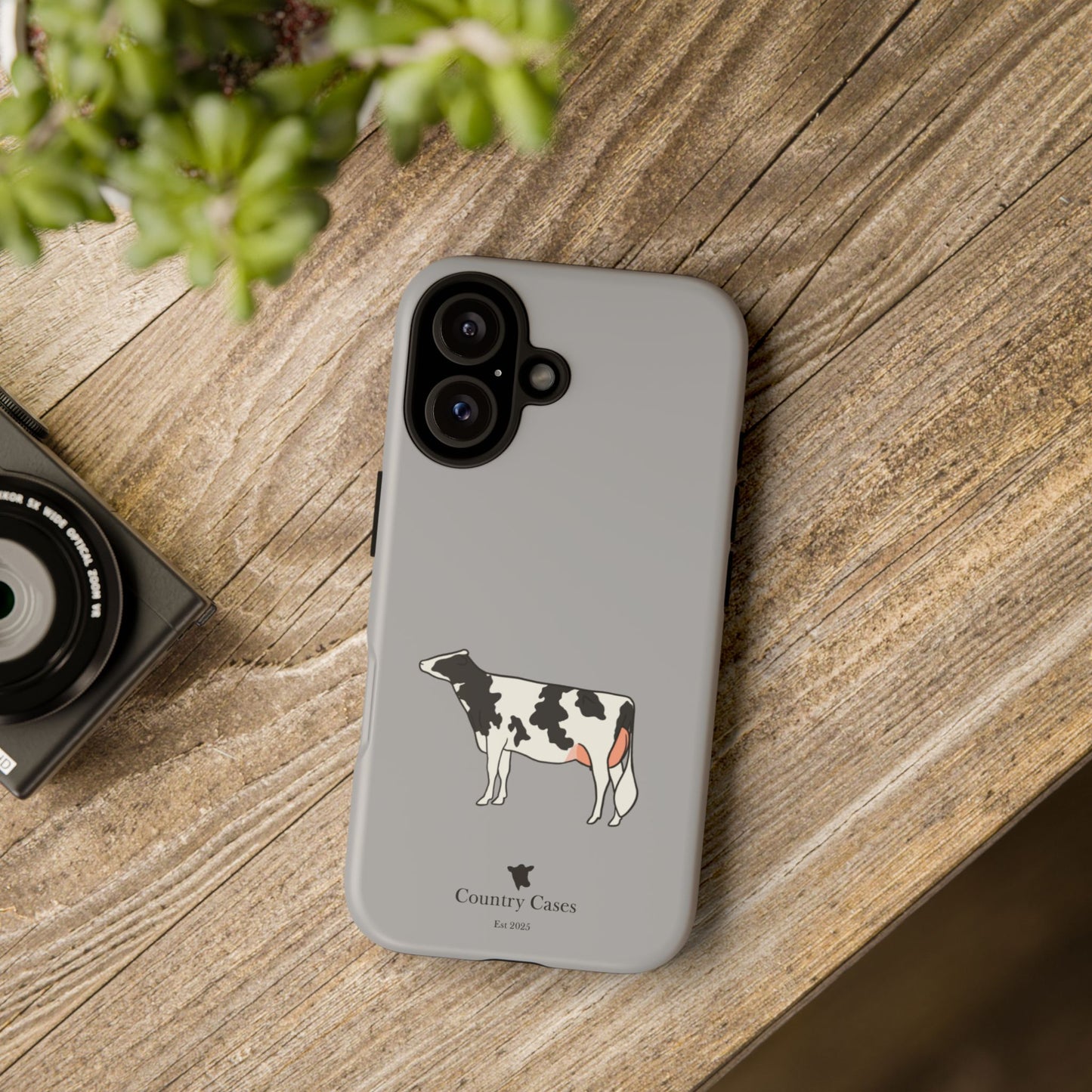 Black and white Holstein case