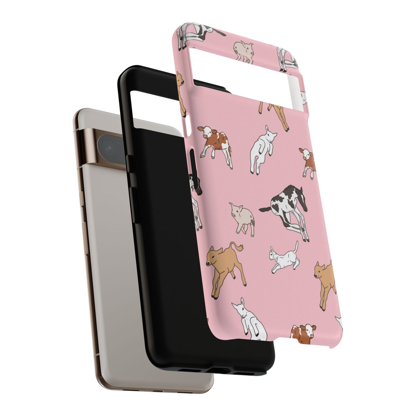Android Farmyard Friends Pink Case