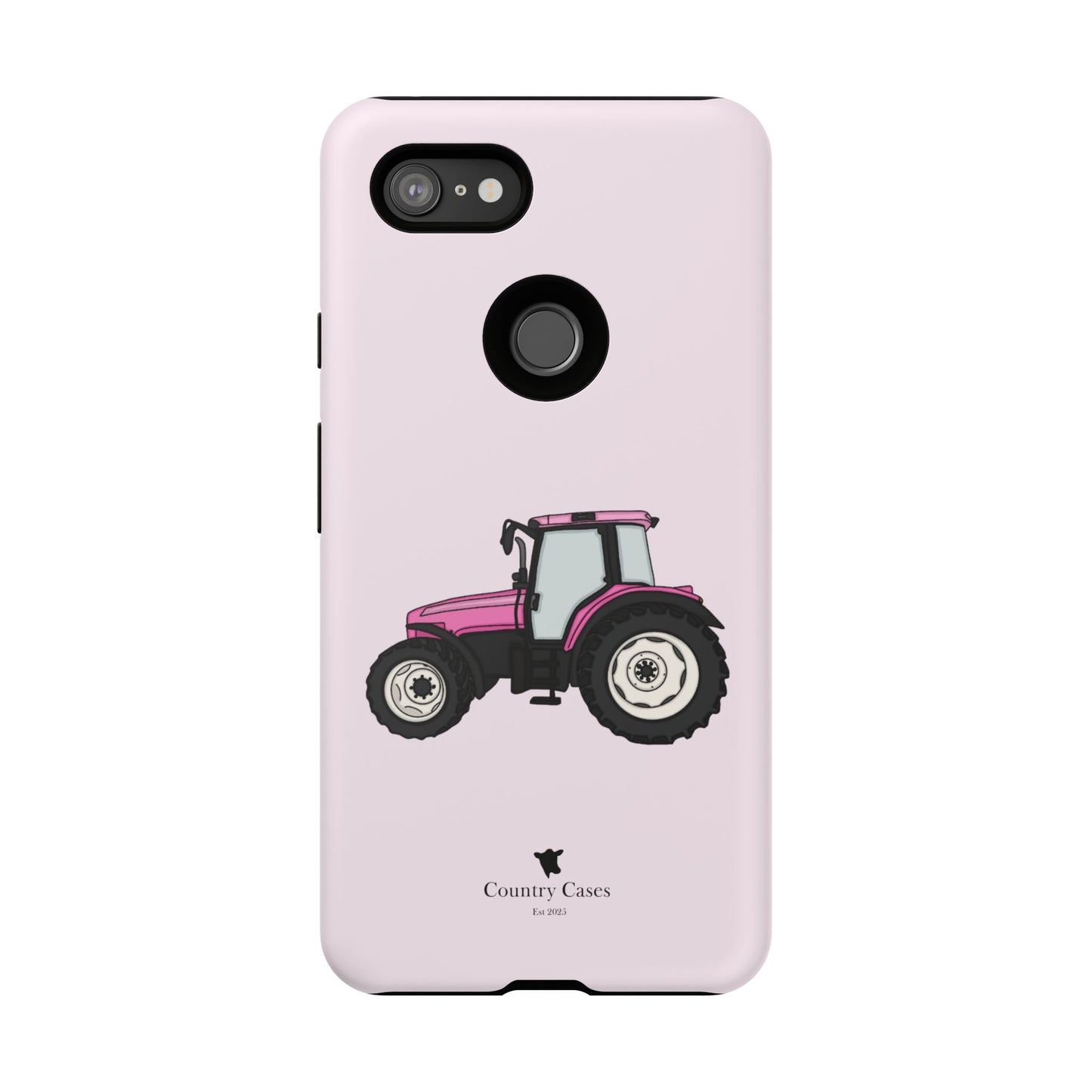 Android pink tractor case