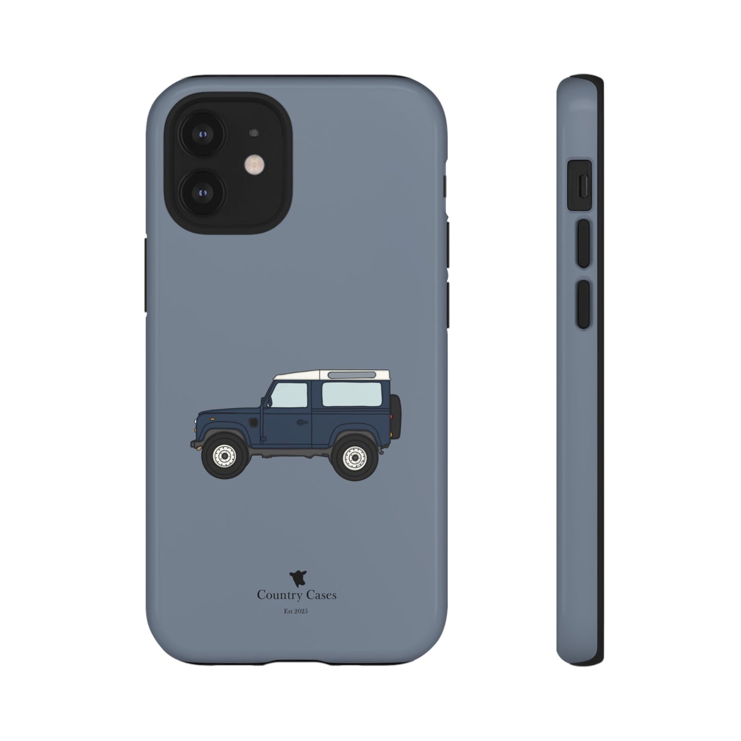 Blue landy phone case