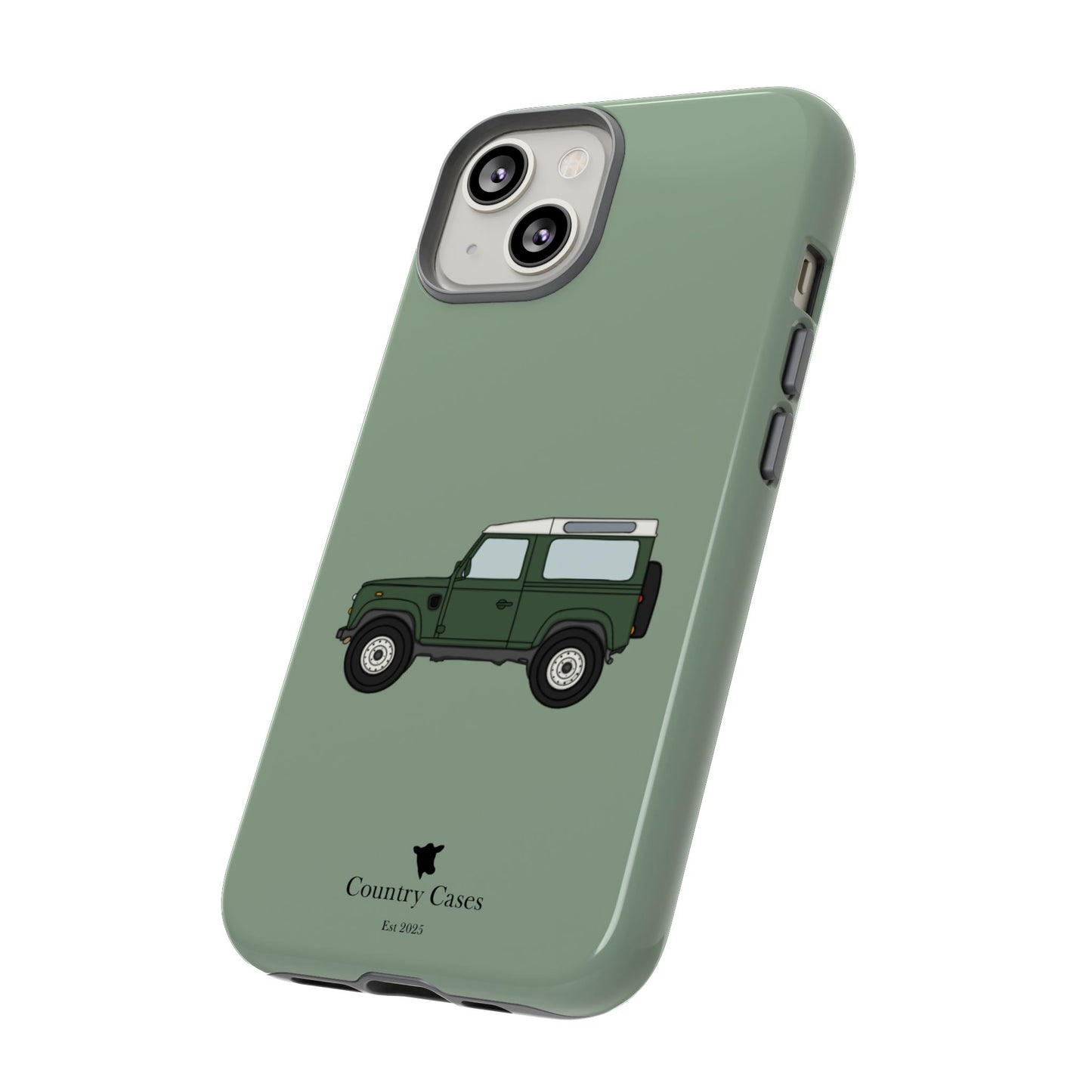 Green landy phone case