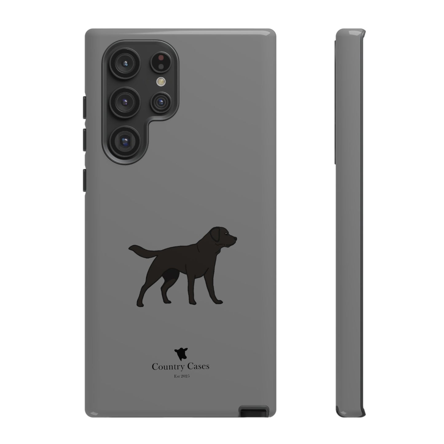 Android black Labrador case