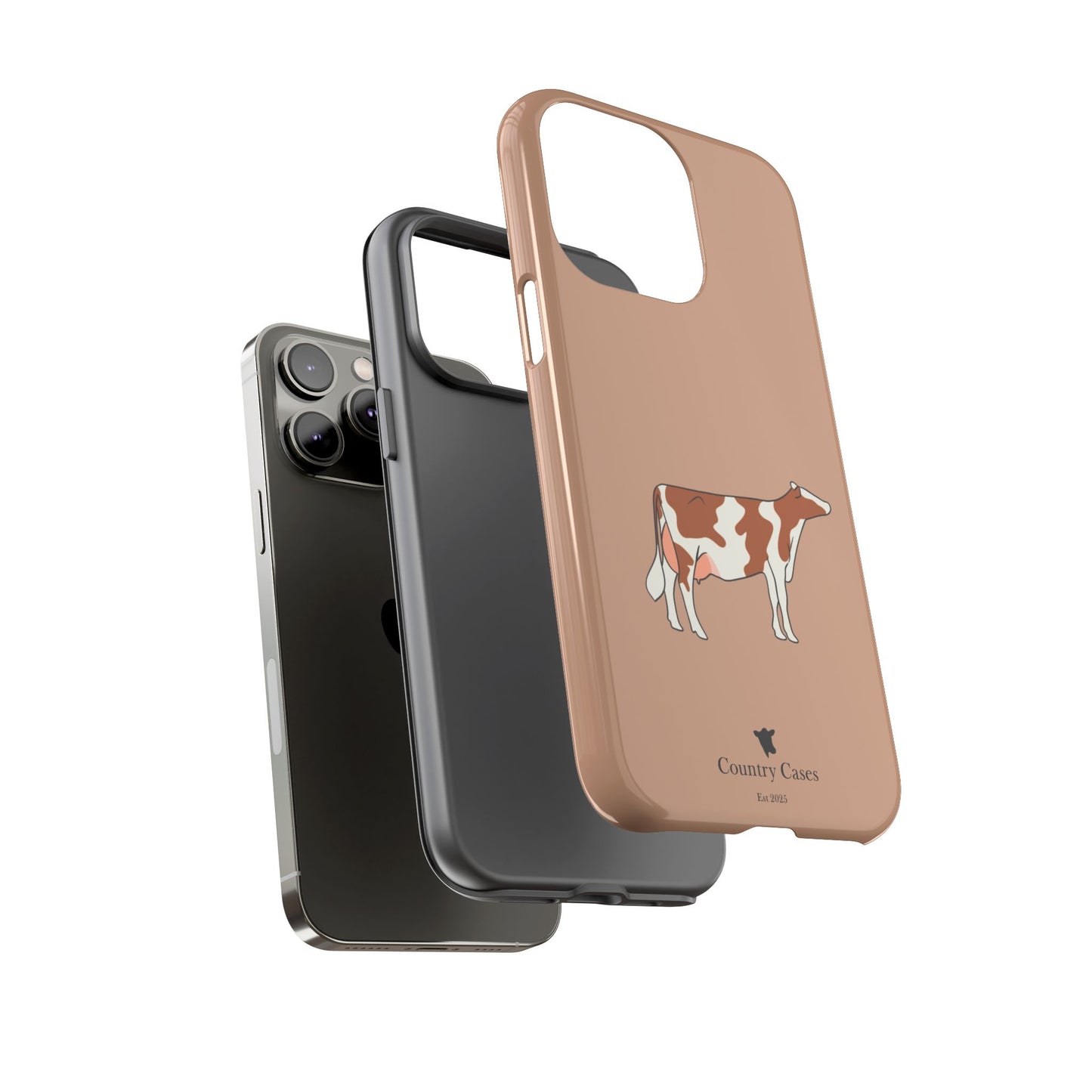 Red and white Holstein case