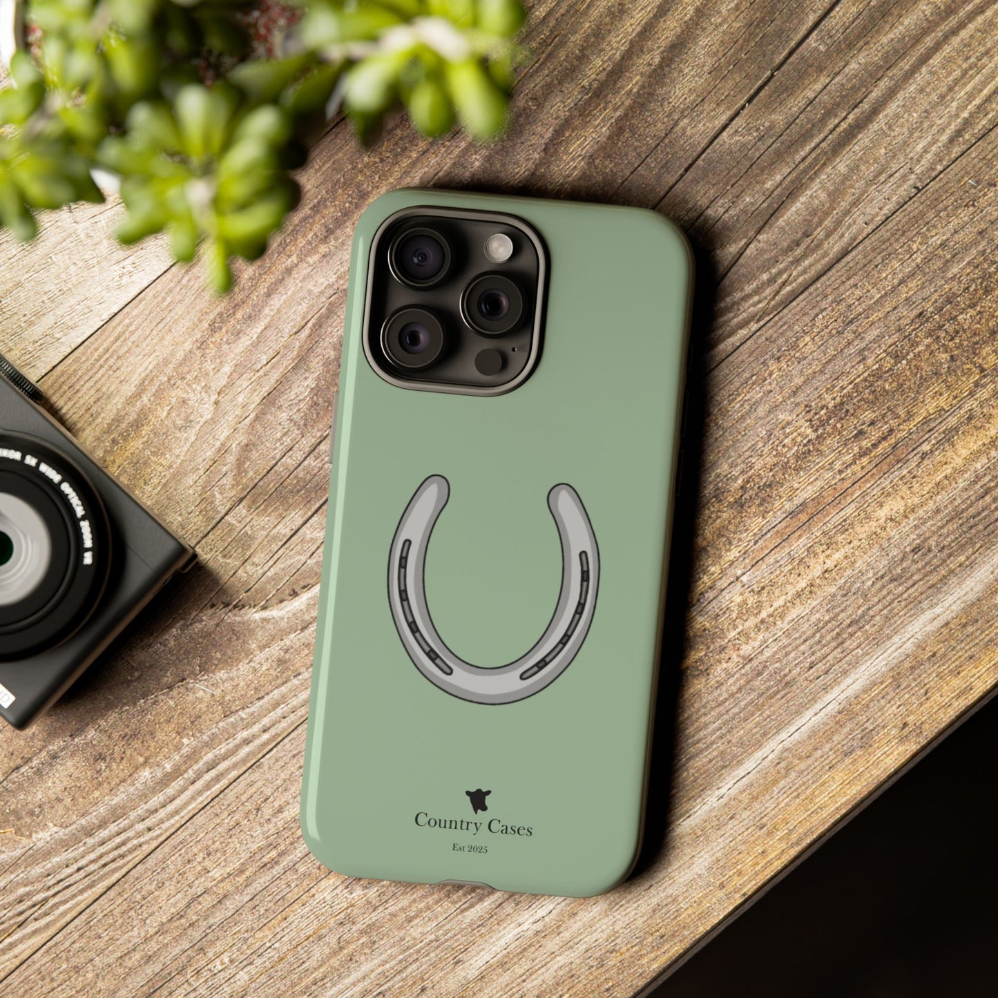 The Equestrian horse shoe case