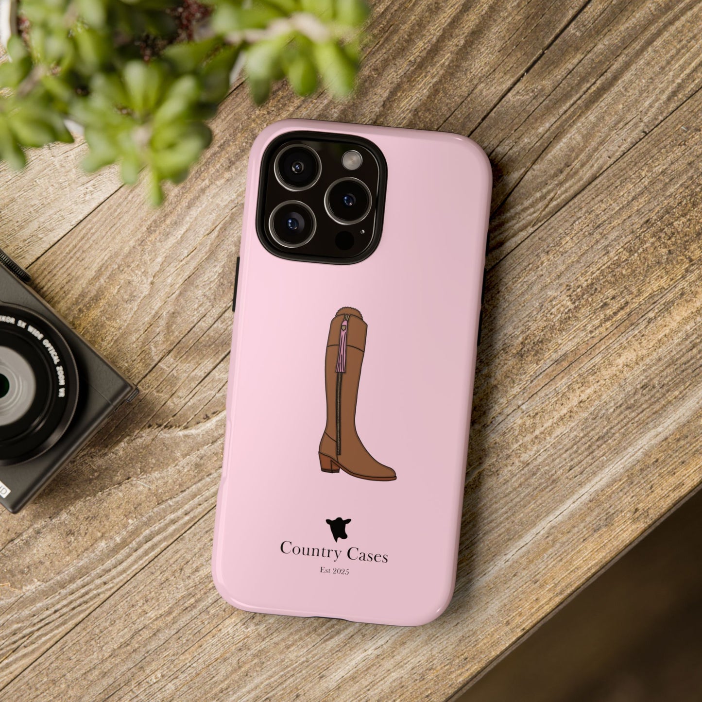 Pink Boot Case