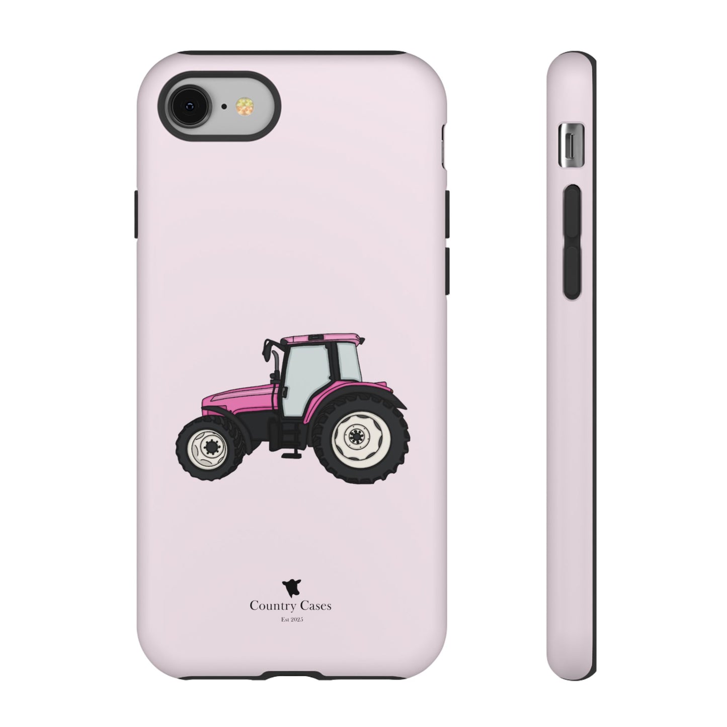 Pink tractor case