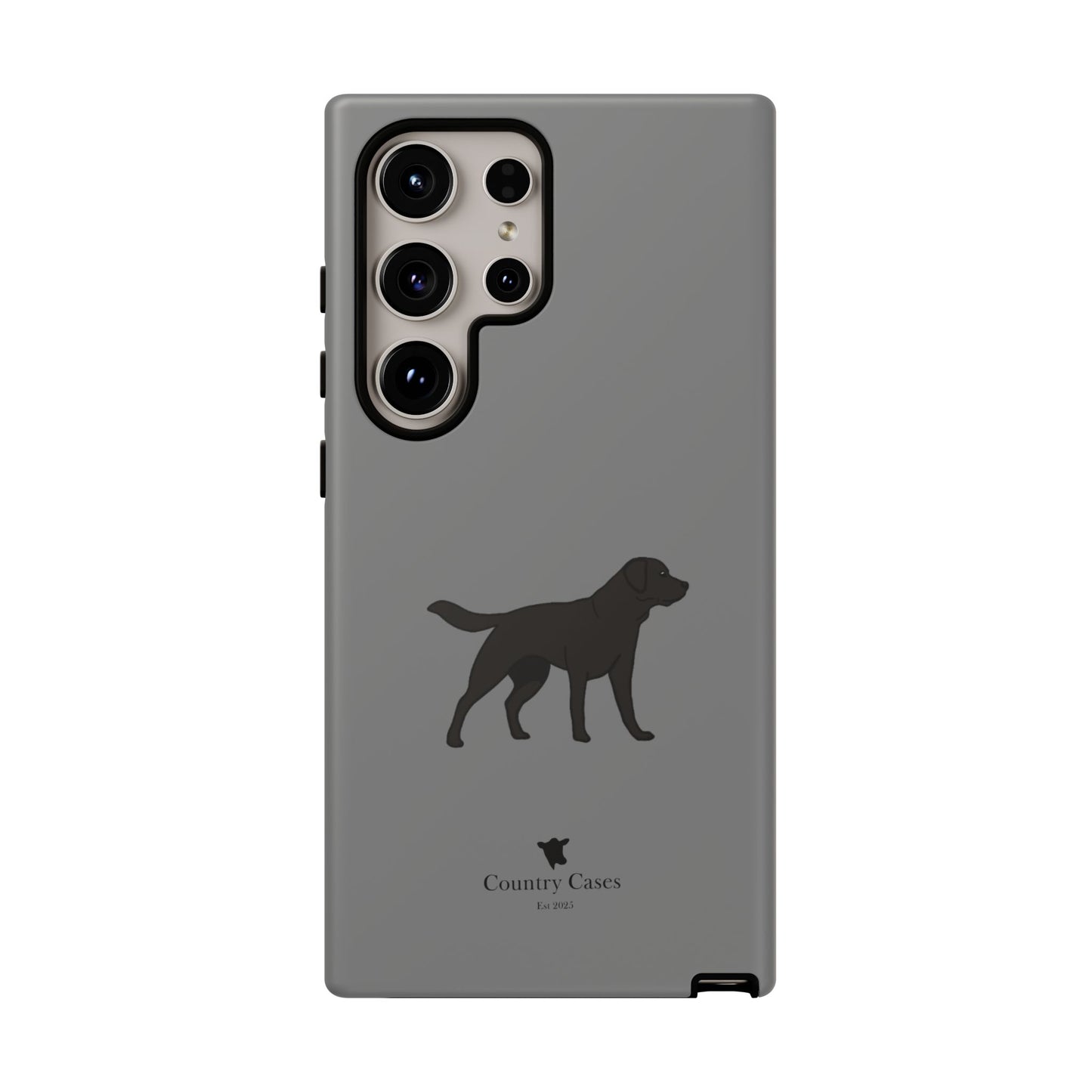 Android black Labrador case