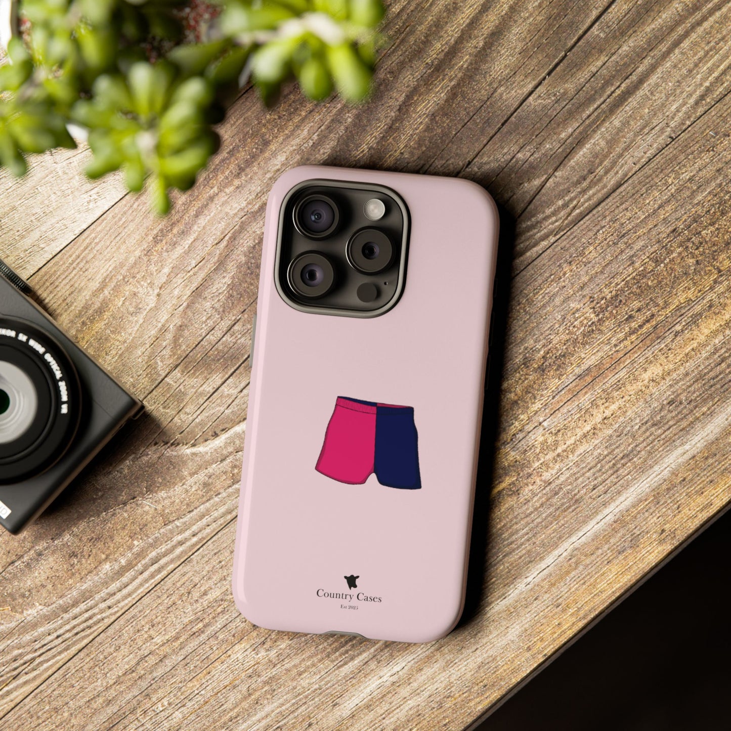 Two toned short phone case