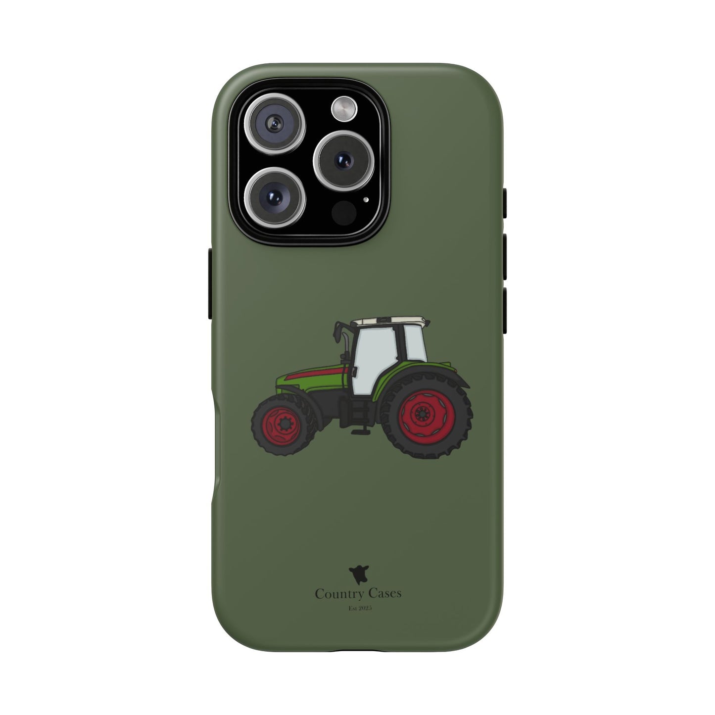 Green tractor case
