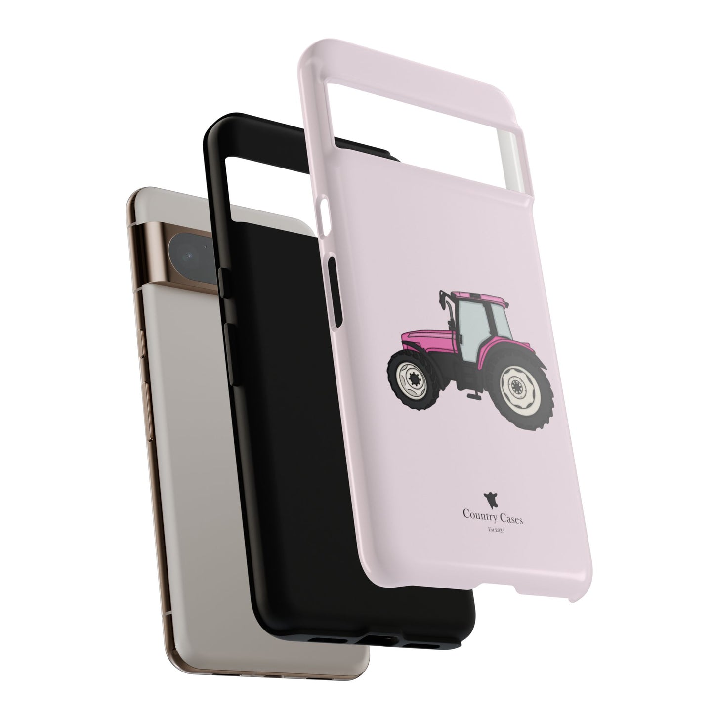 Android pink tractor case