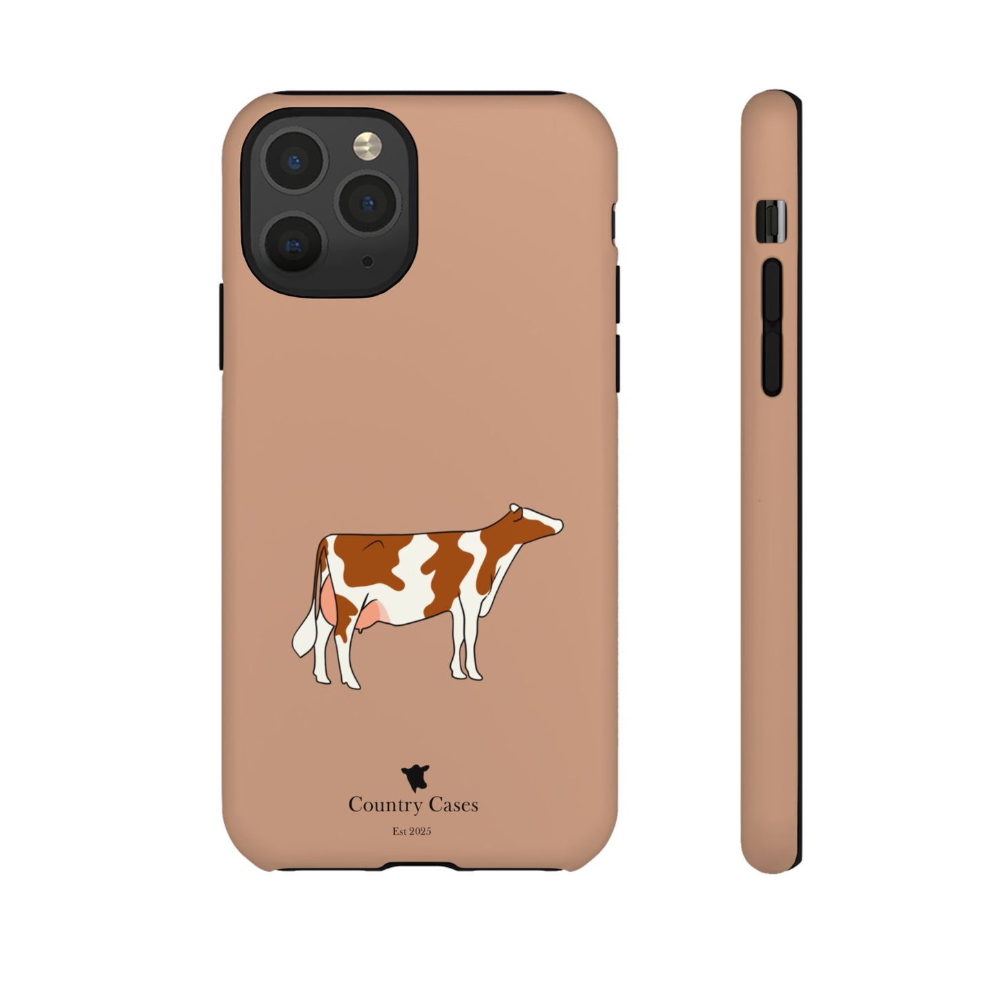 Red and white Holstein case