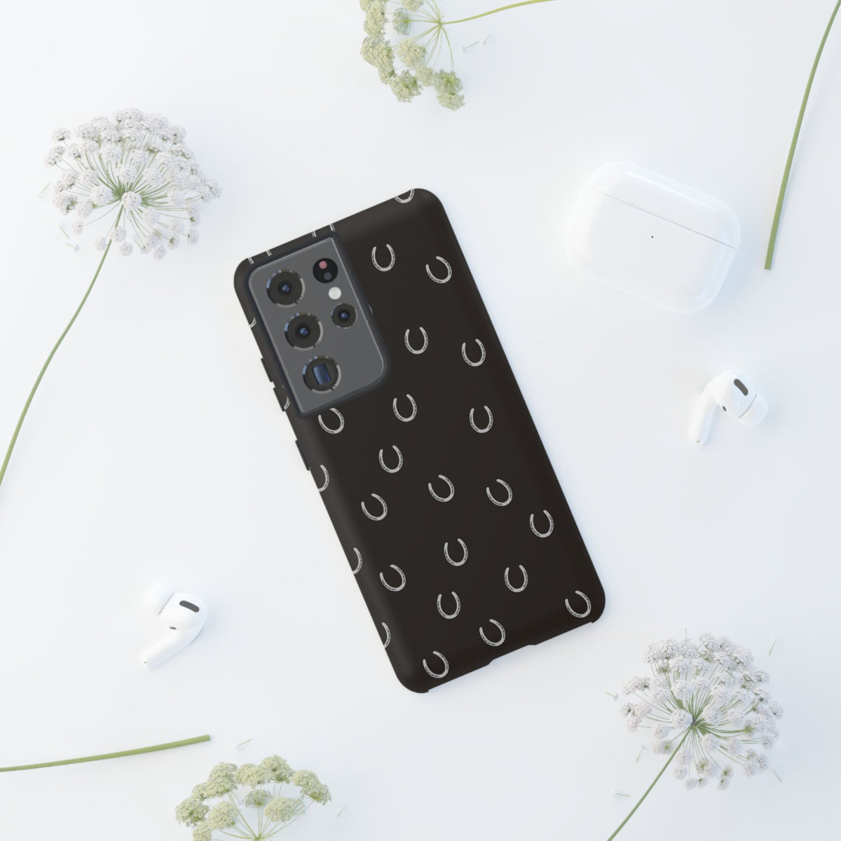 Android Wood Horse Shoe Cases