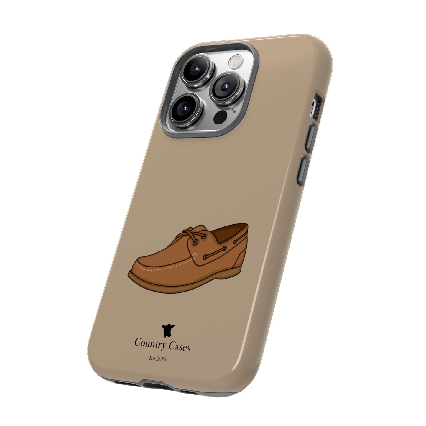 Classic boat shoe phone case