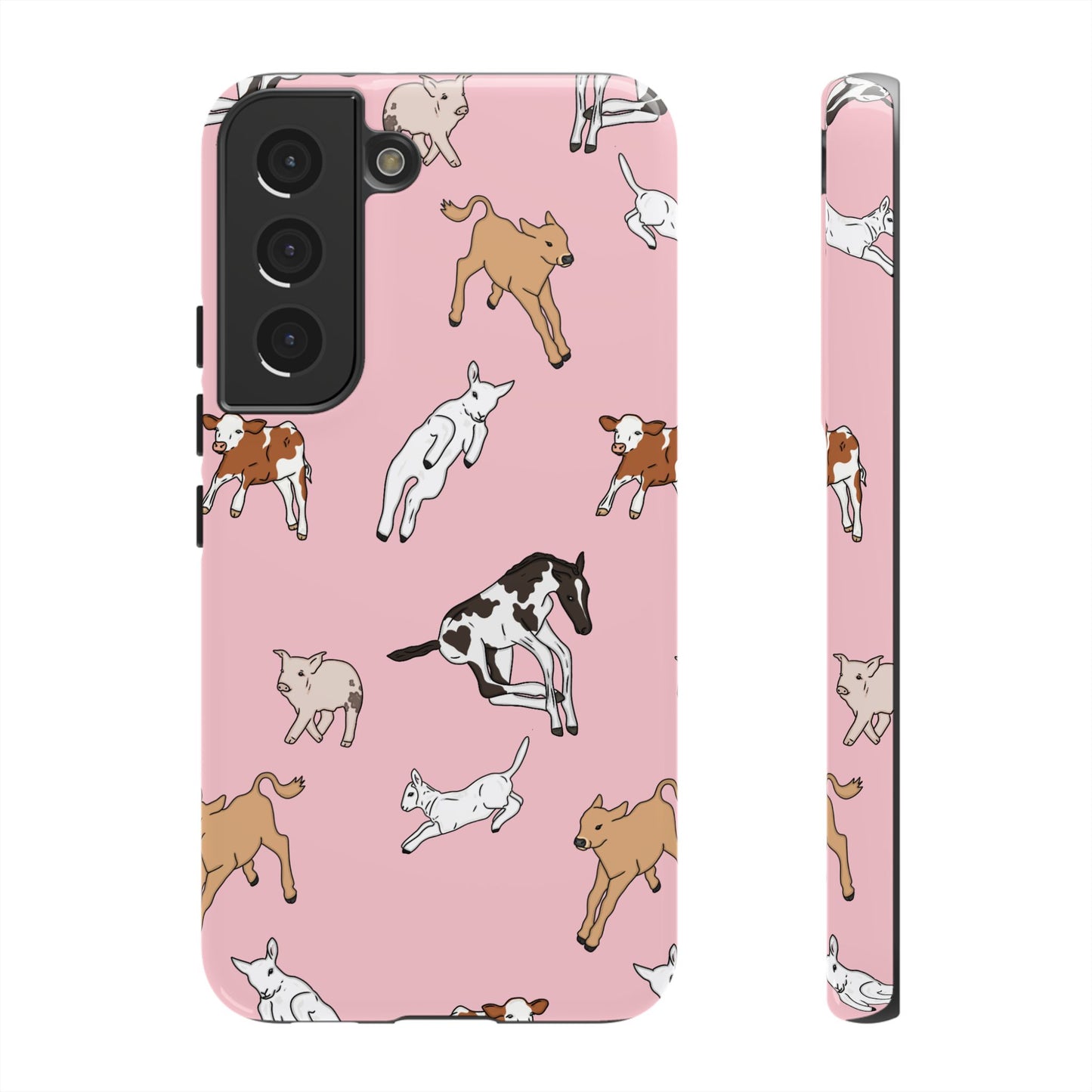 Android Farmyard Friends Pink Case