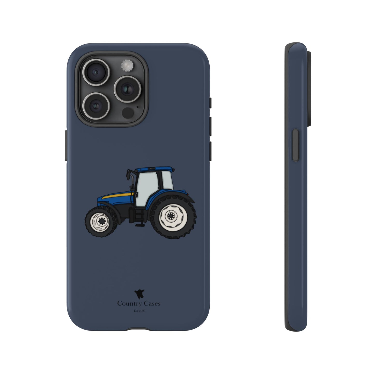 Blue tractor case