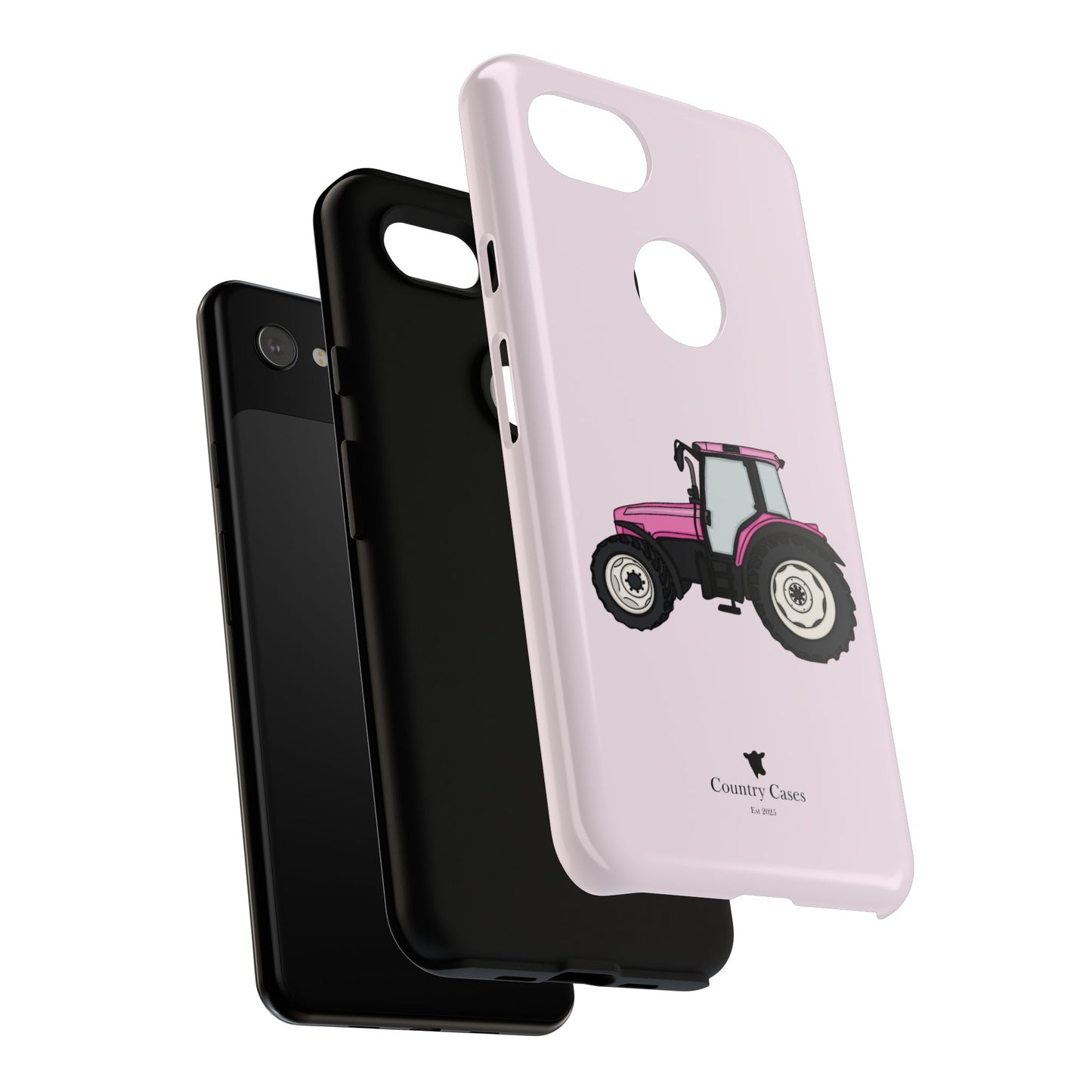 Android pink tractor case
