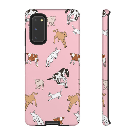 Android Farmyard Friends Pink Case