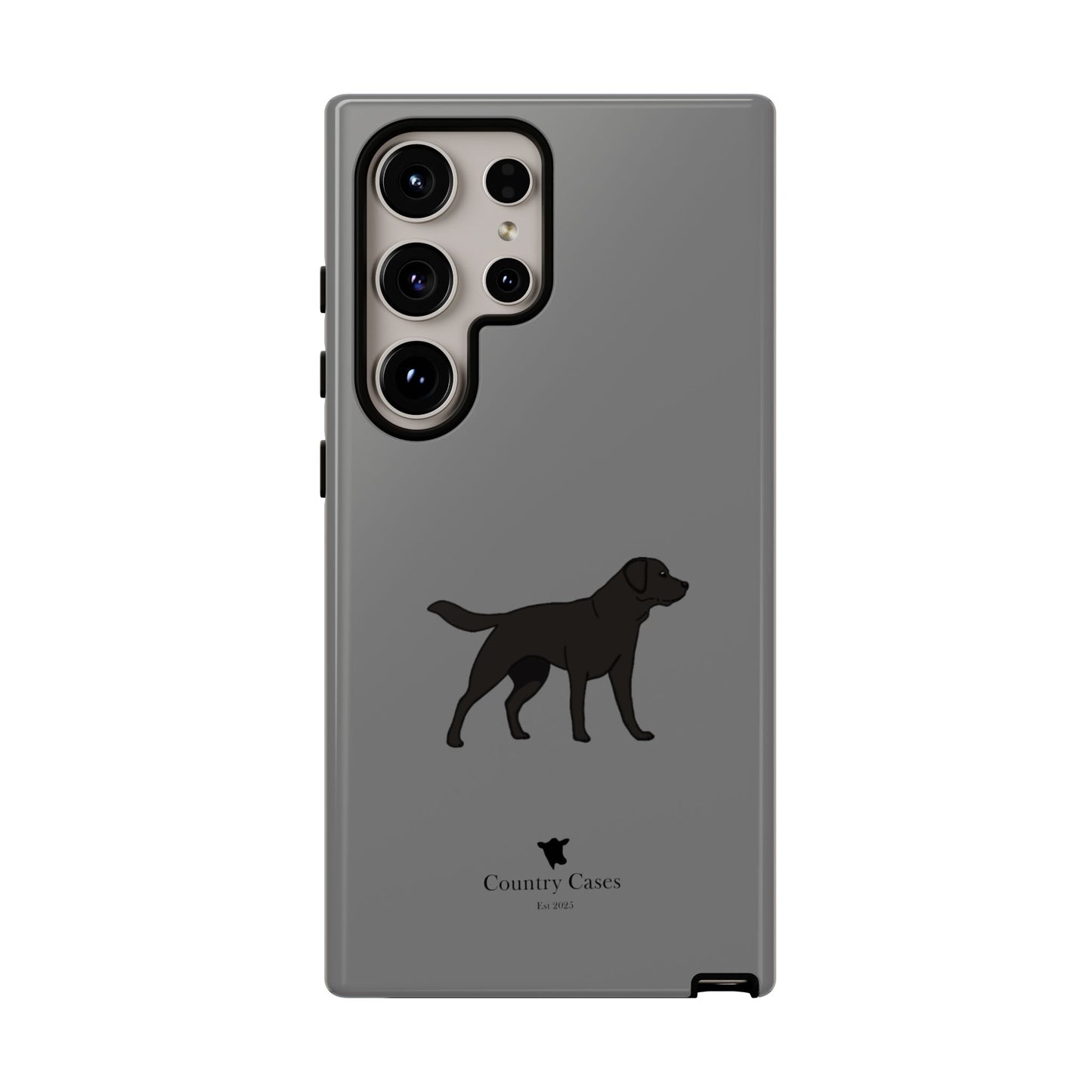 Android black Labrador case