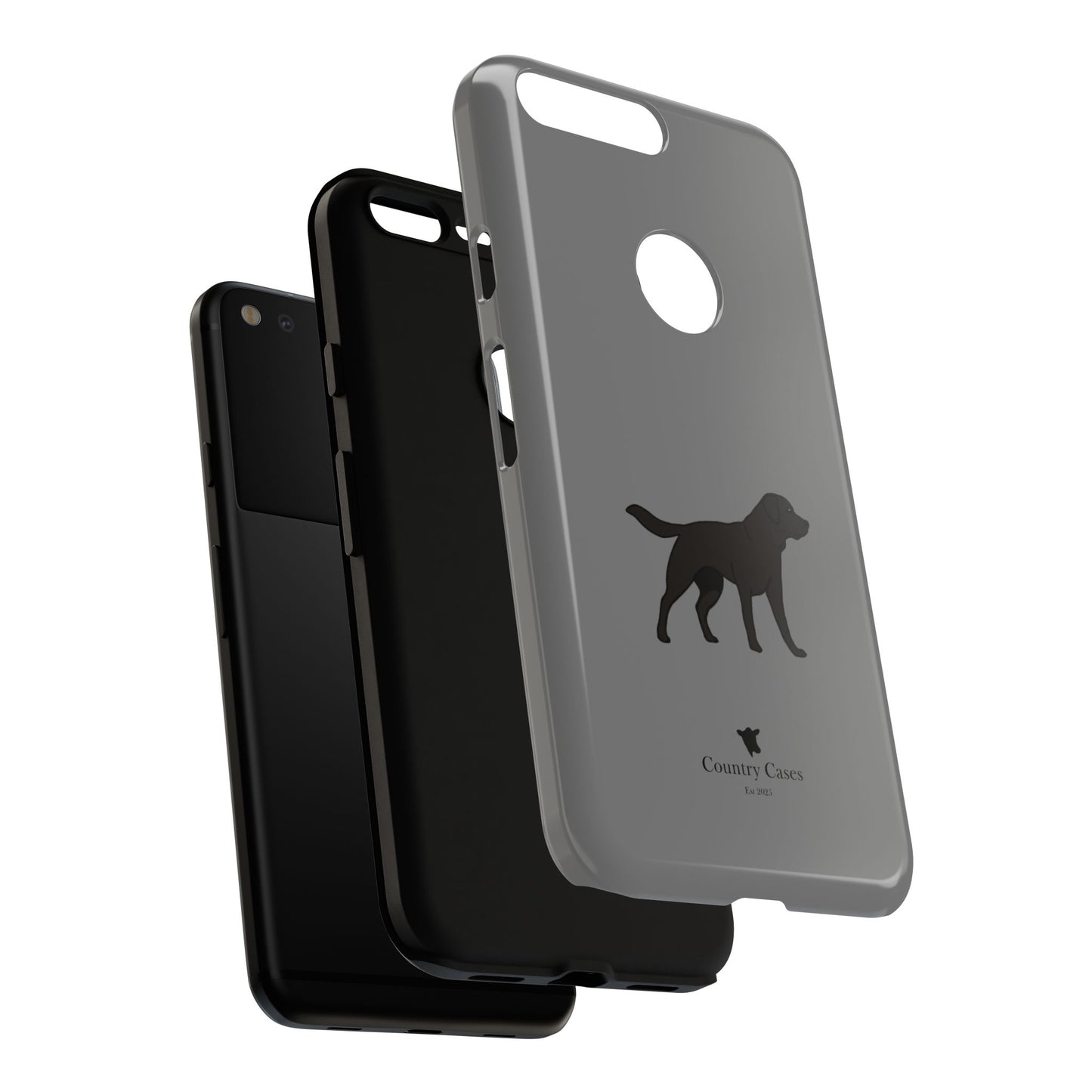 Android black Labrador case