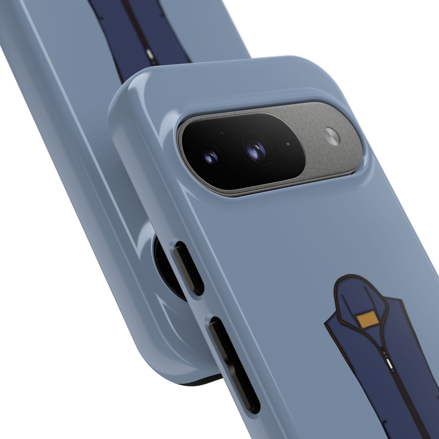Android blue waistcoat case