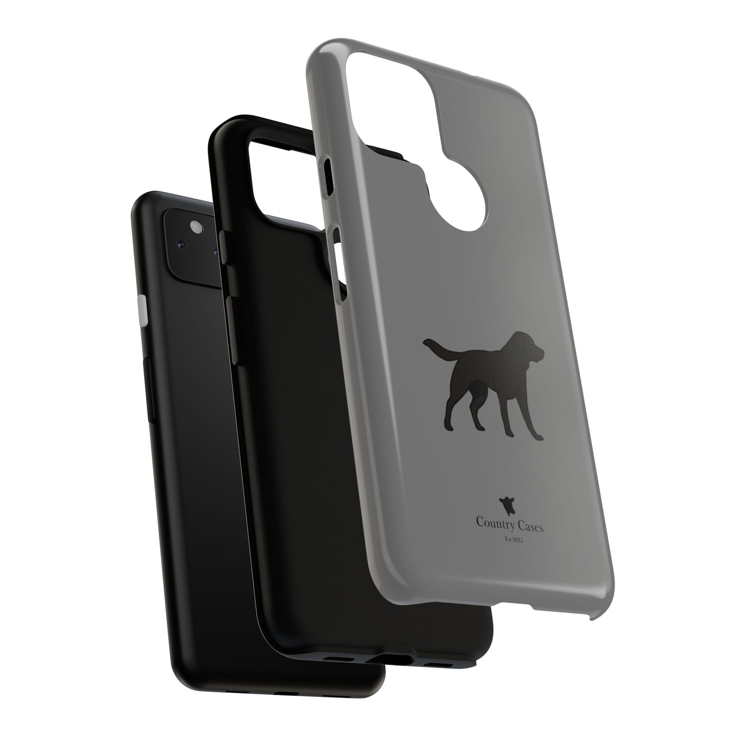 Android black Labrador case