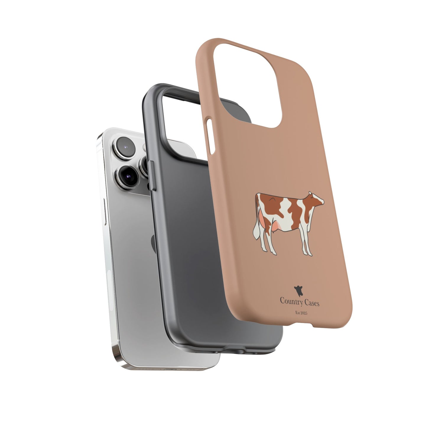 Red and white Holstein case