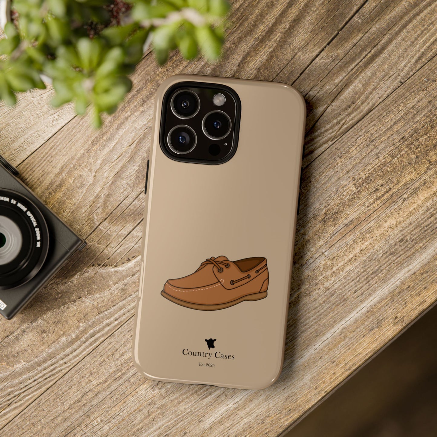 Classic boat shoe phone case