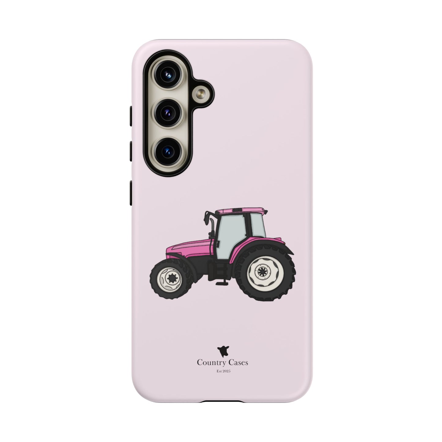 Android pink tractor case