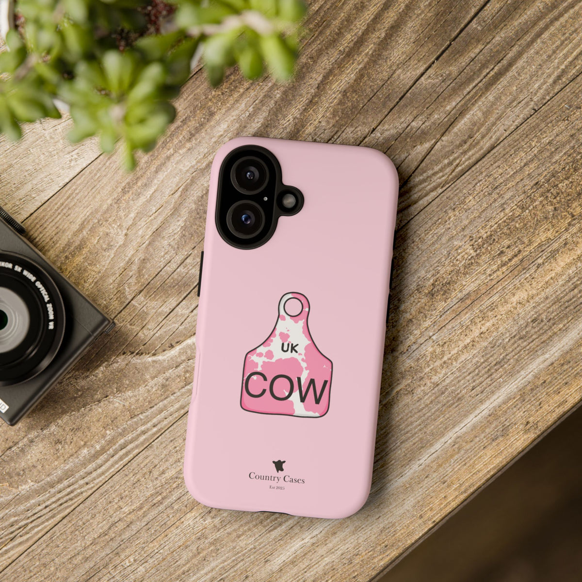Pink Ear Tag Case