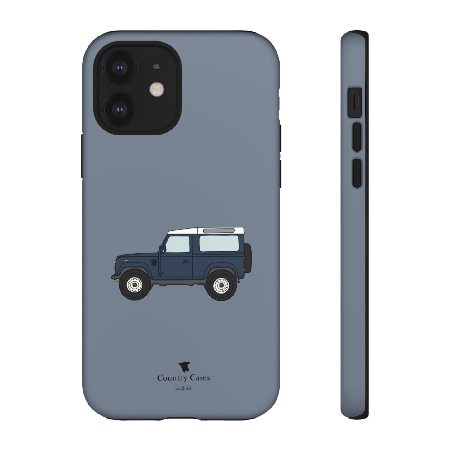 Blue landy phone case