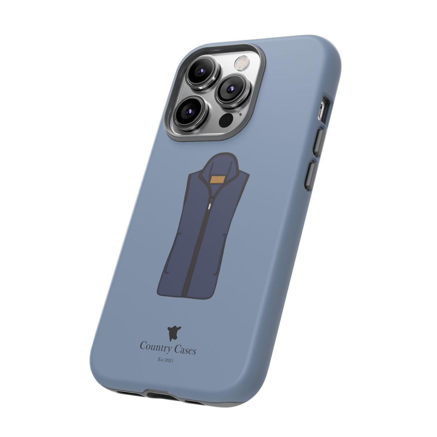 Blue fleece case