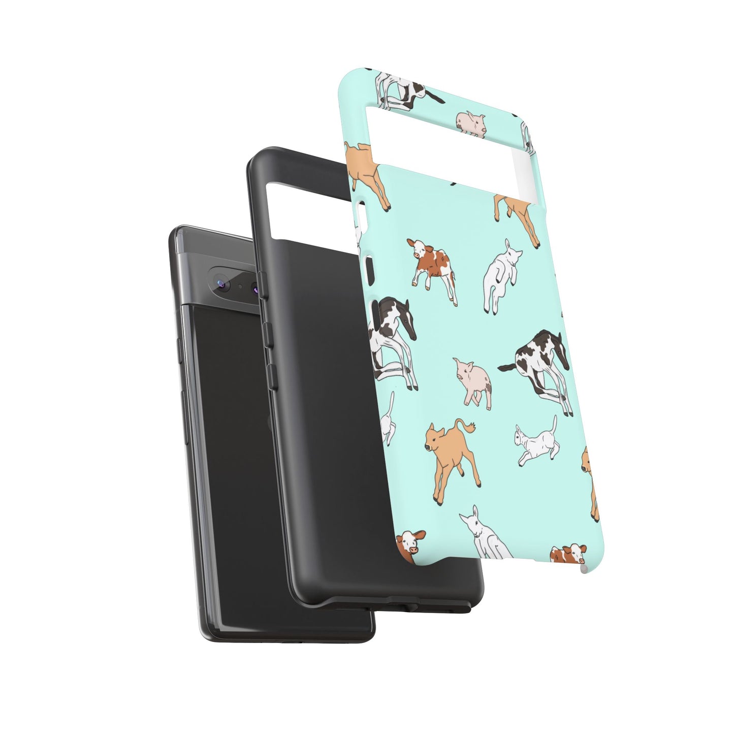 Android farmyard Freinds Blue Case