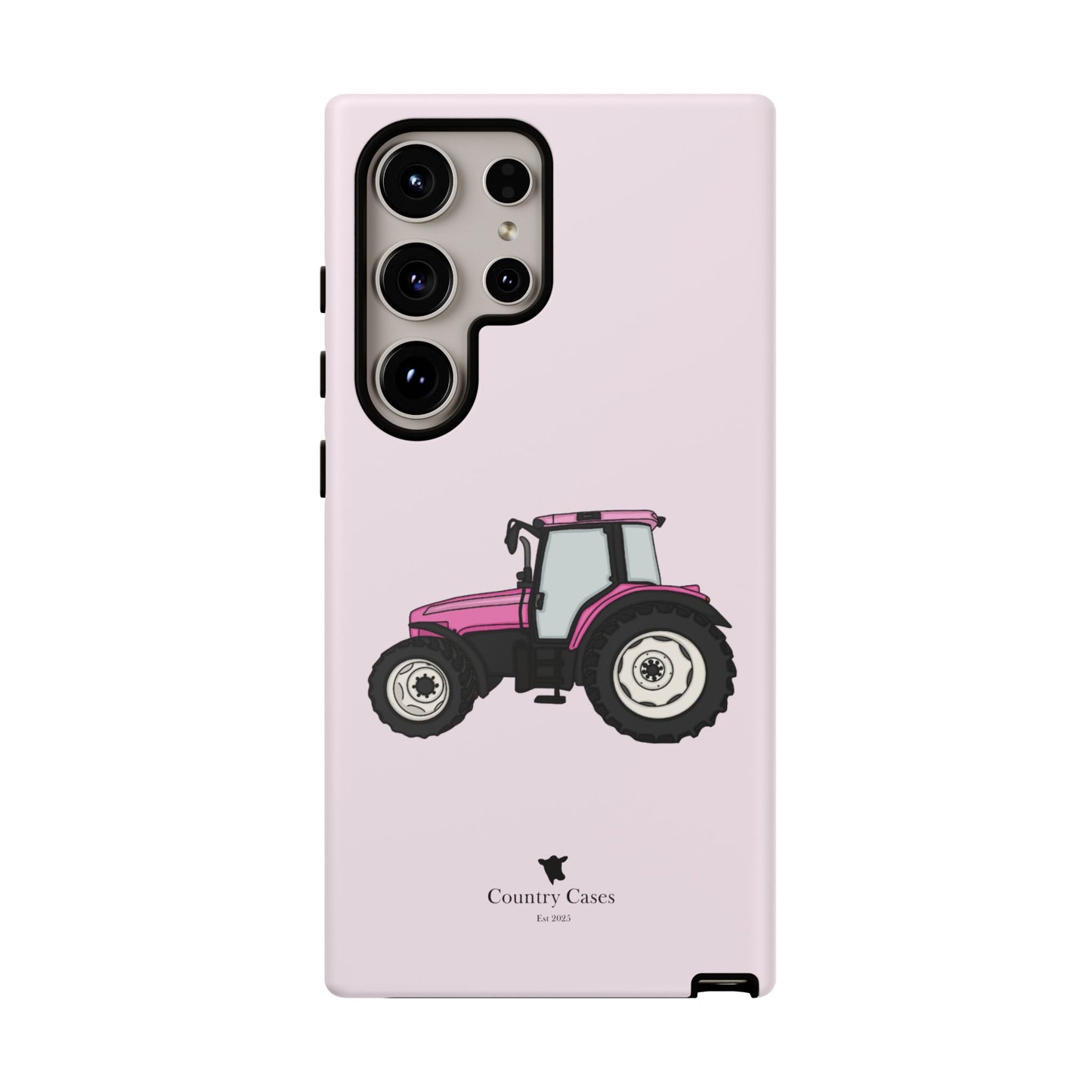 Android pink tractor case