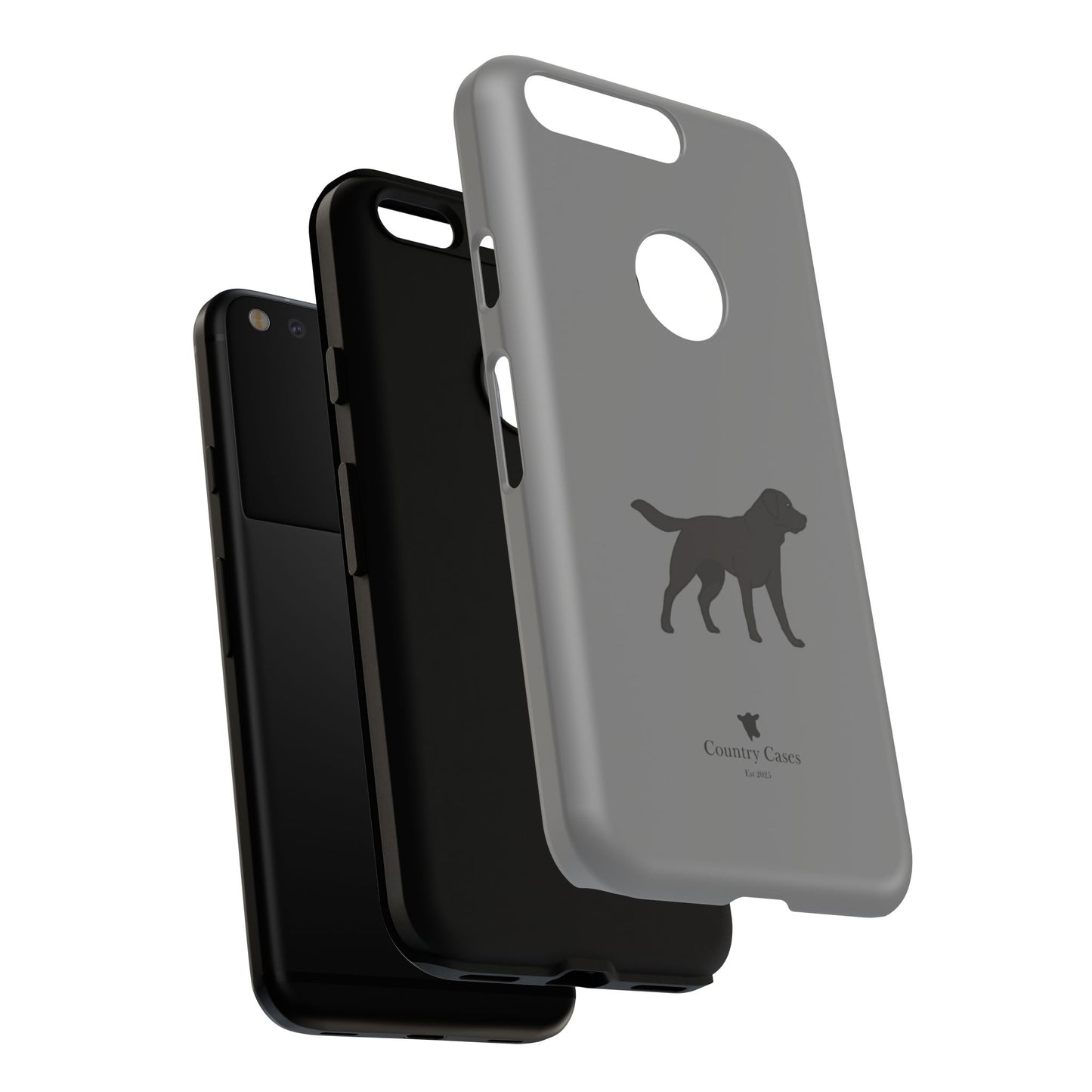 Android black Labrador case