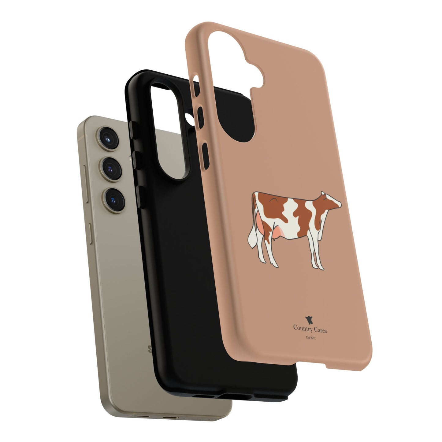 Android red and white Holstein case