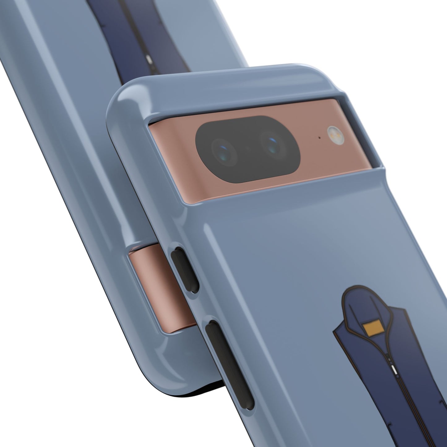 Android blue waistcoat case