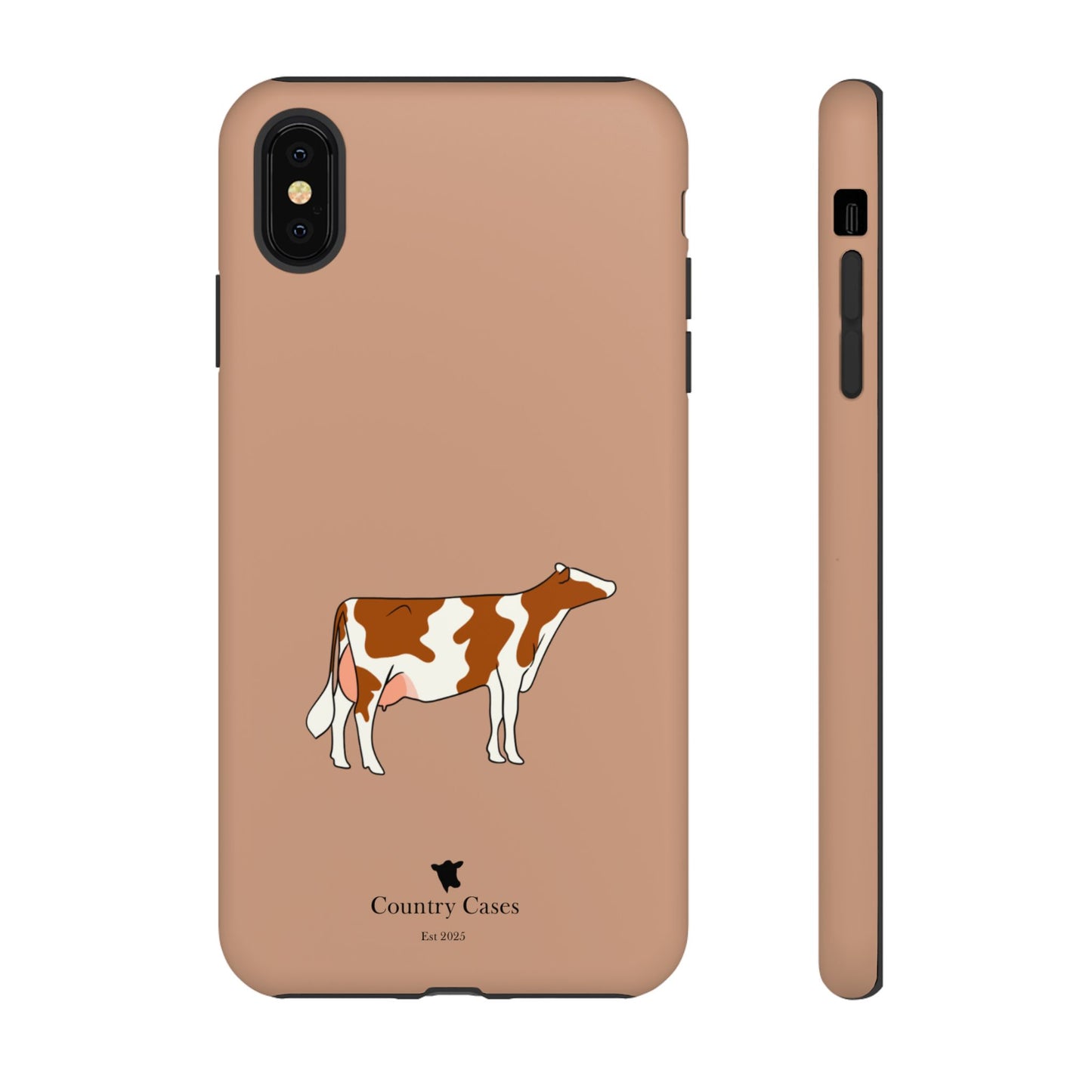 Red and white Holstein case