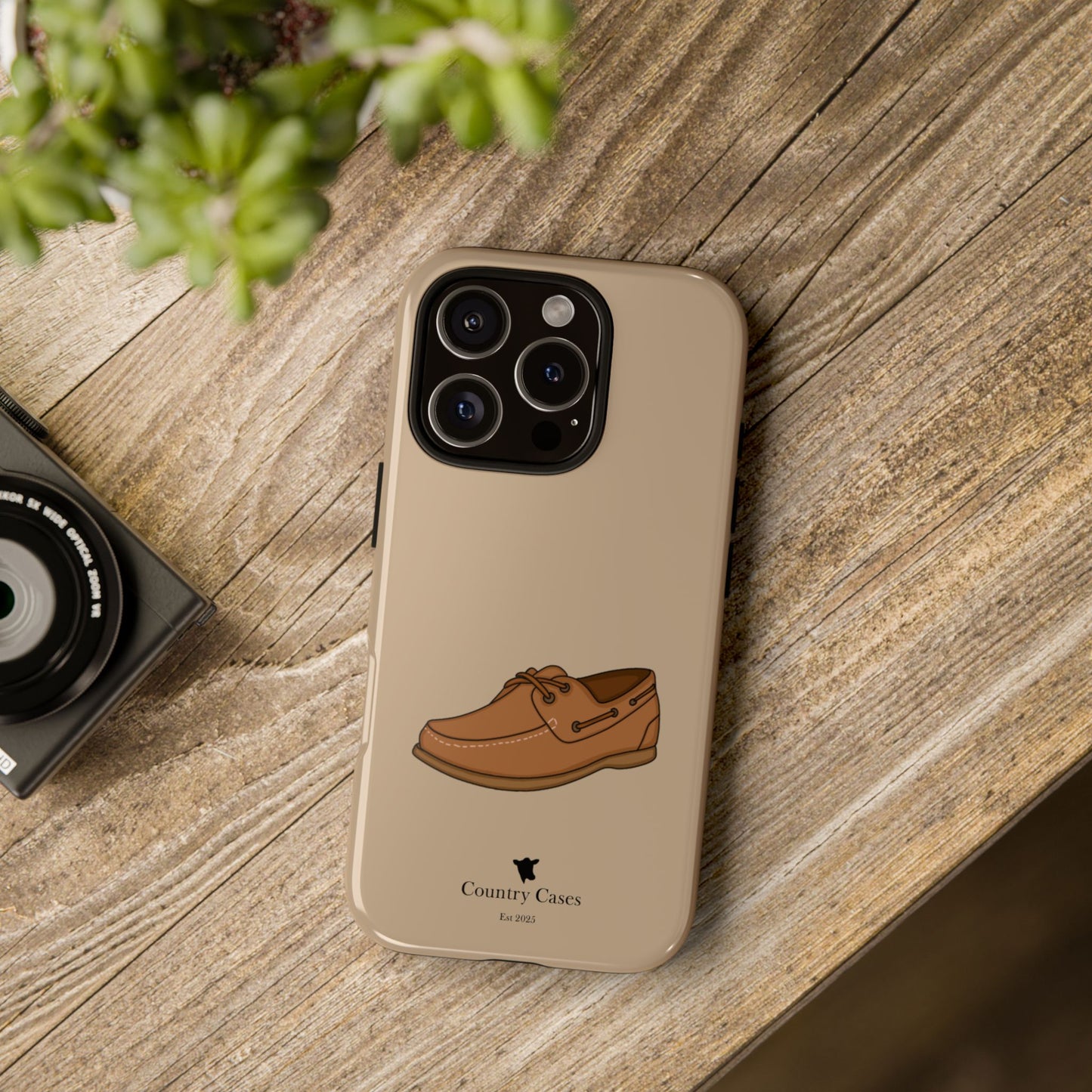 Classic boat shoe phone case