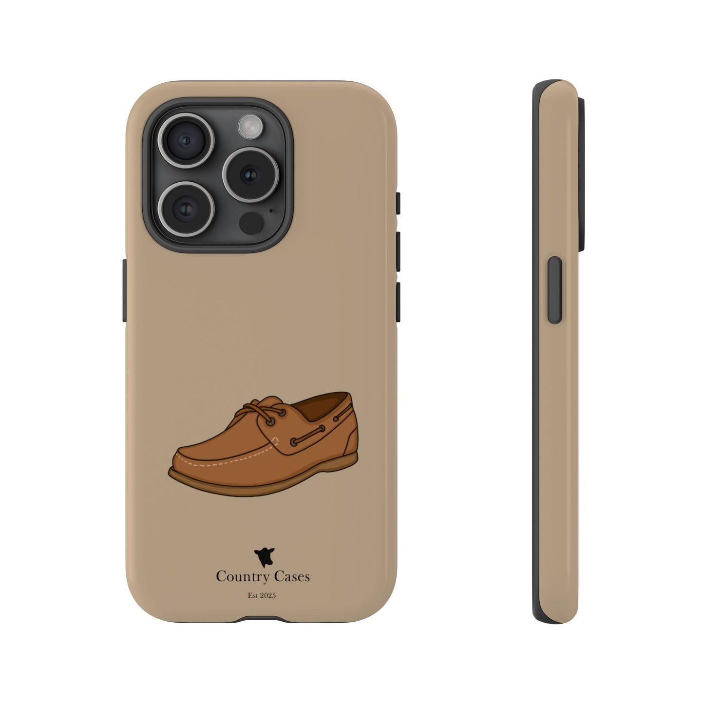 Classic boat shoe phone case
