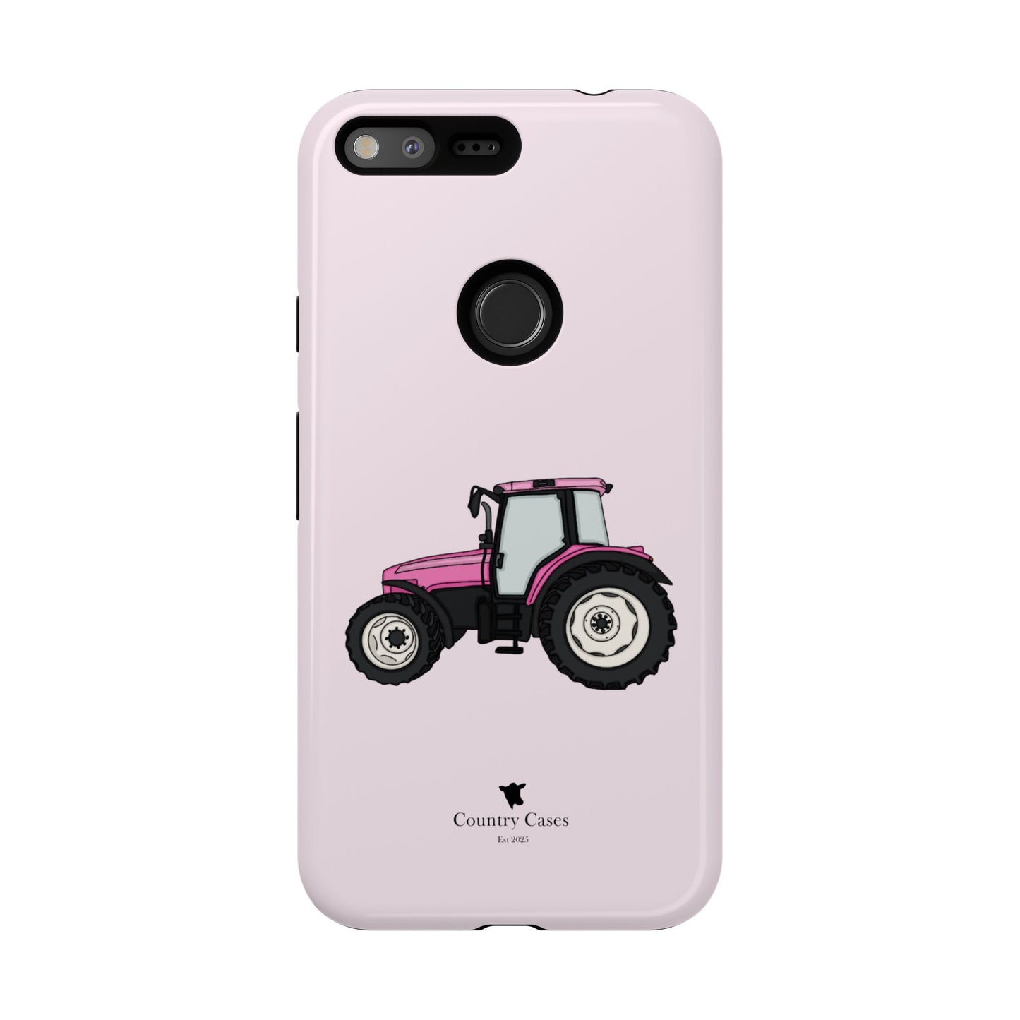 Android pink tractor case
