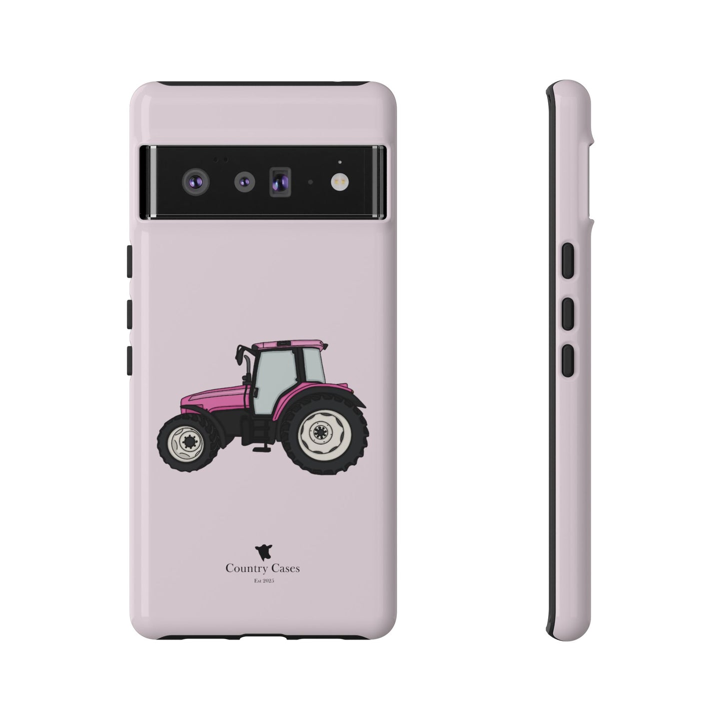 Android pink tractor case