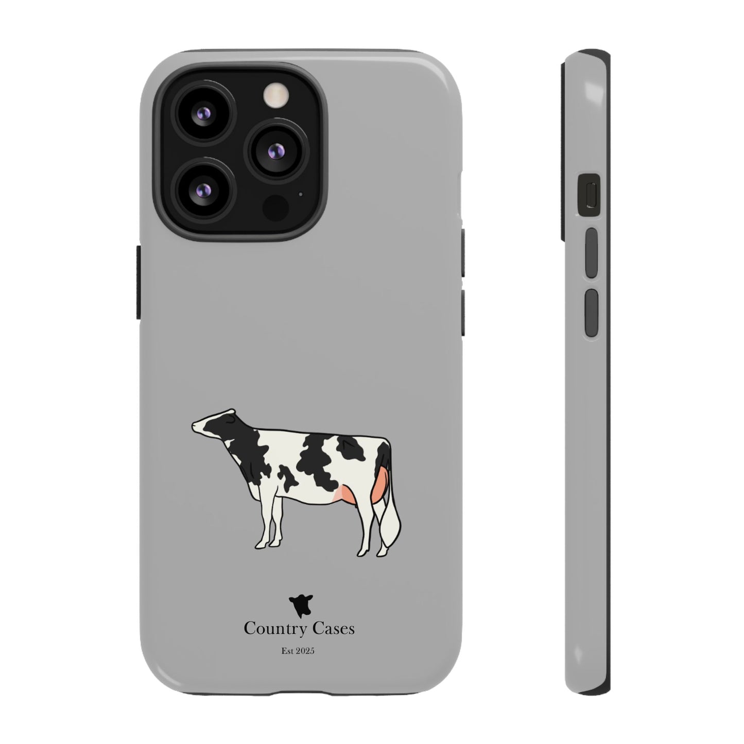 Black and white Holstein case