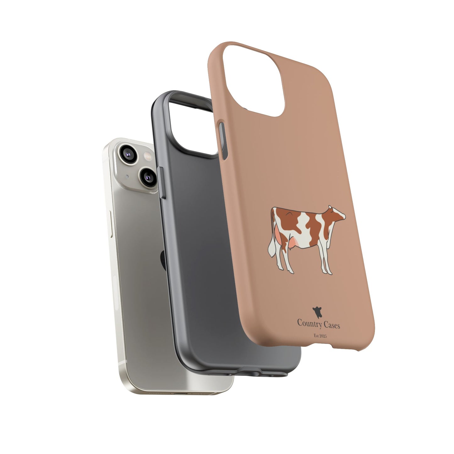 Red and white Holstein case
